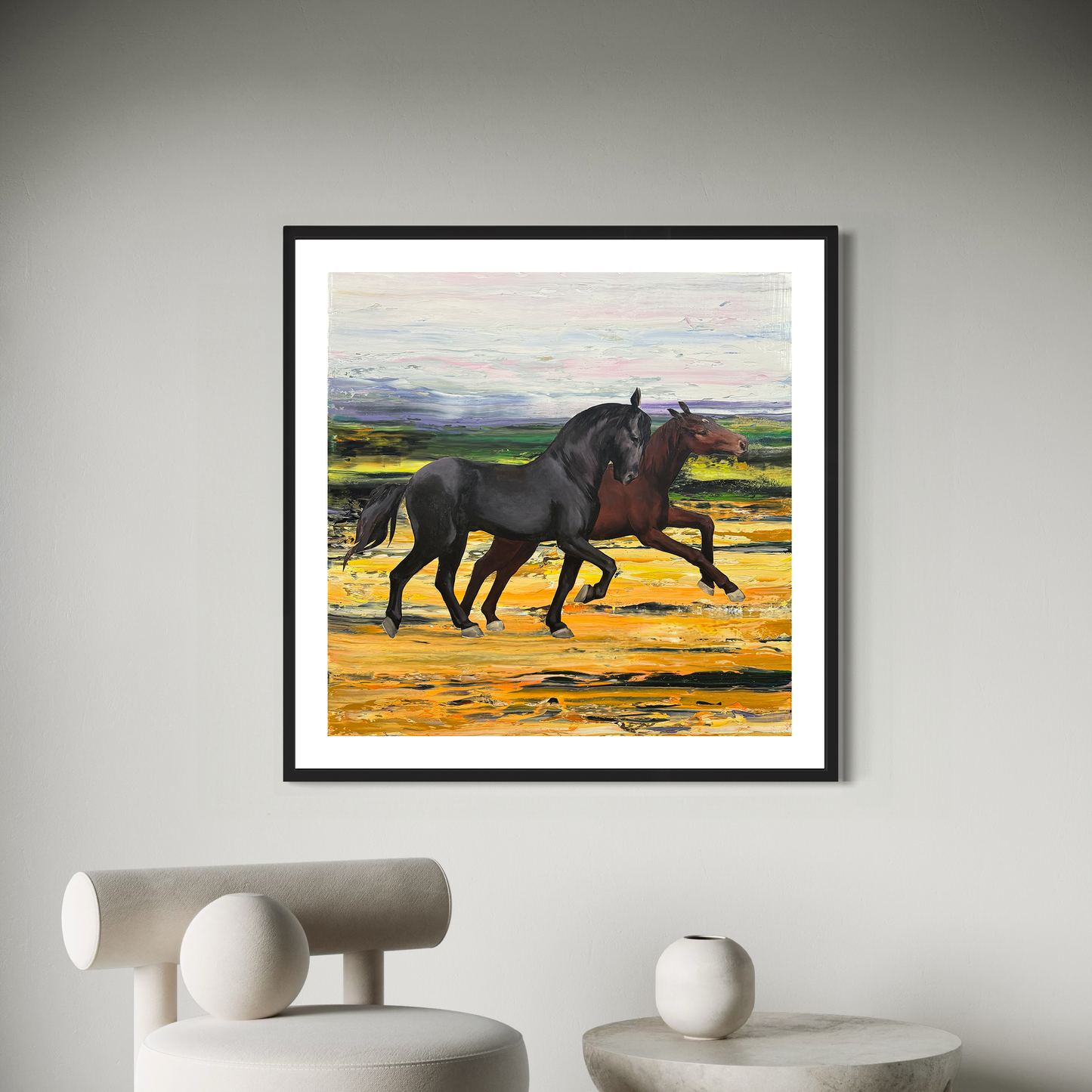 Commission order 100x100 cm 39.37 x 39.37 inch