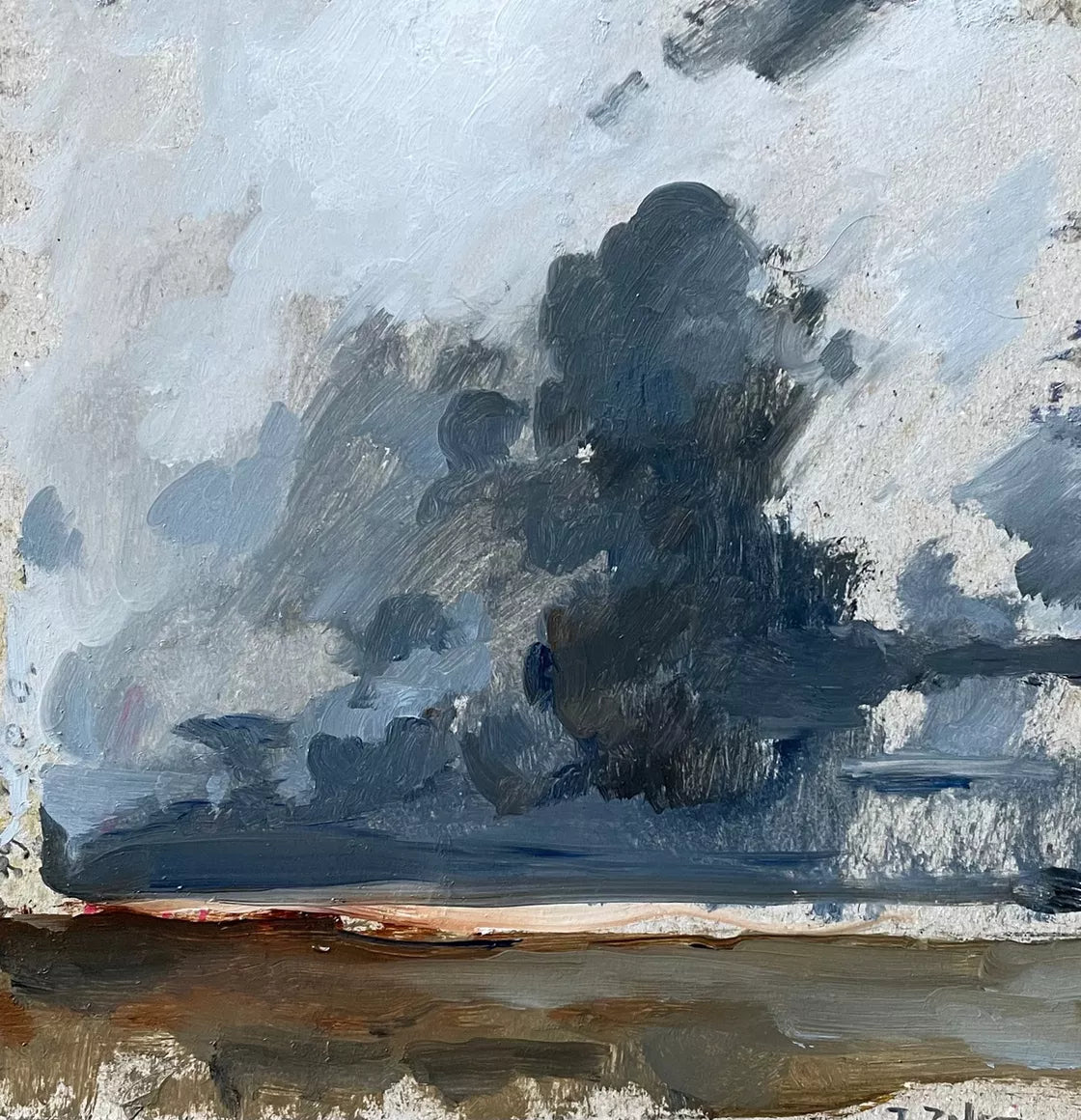 Landschaft mit Wolken