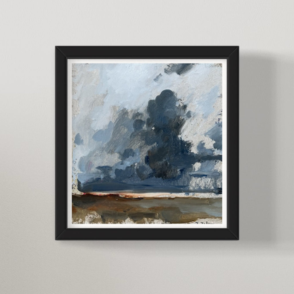 "Landscape with clouds" Original