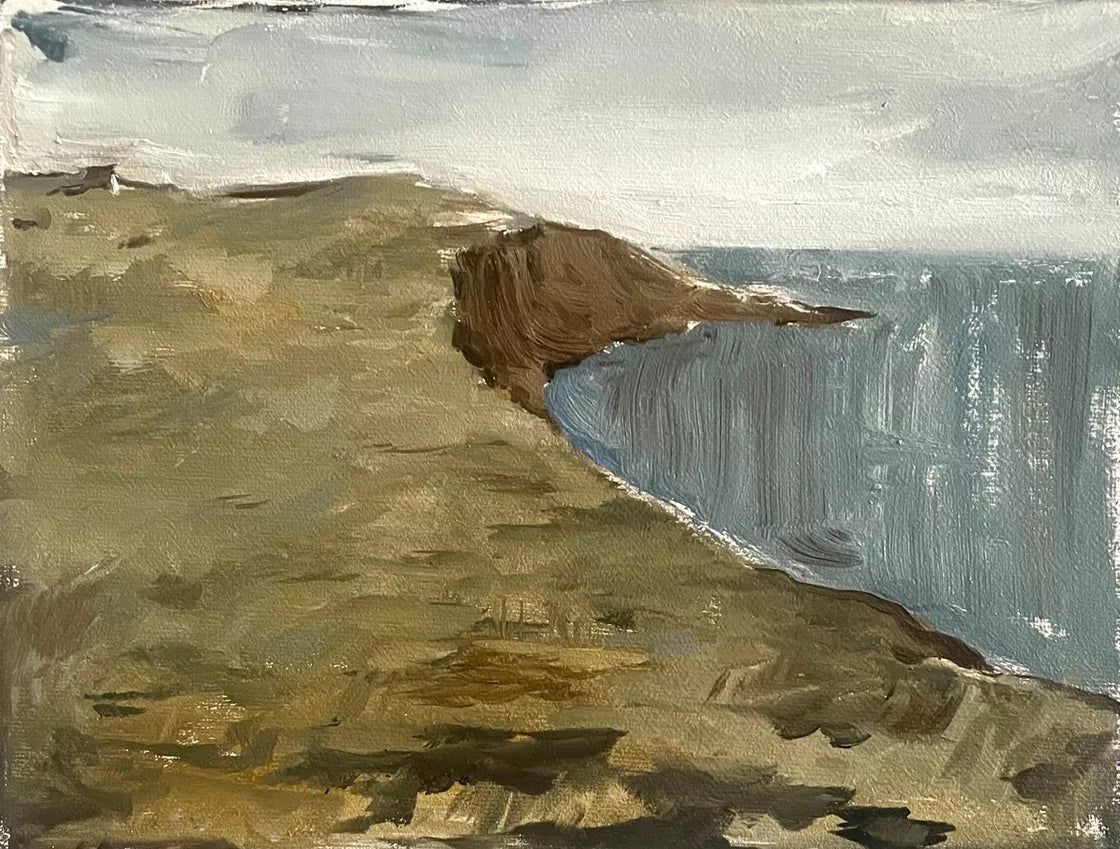 "Cliff by the sea" Original